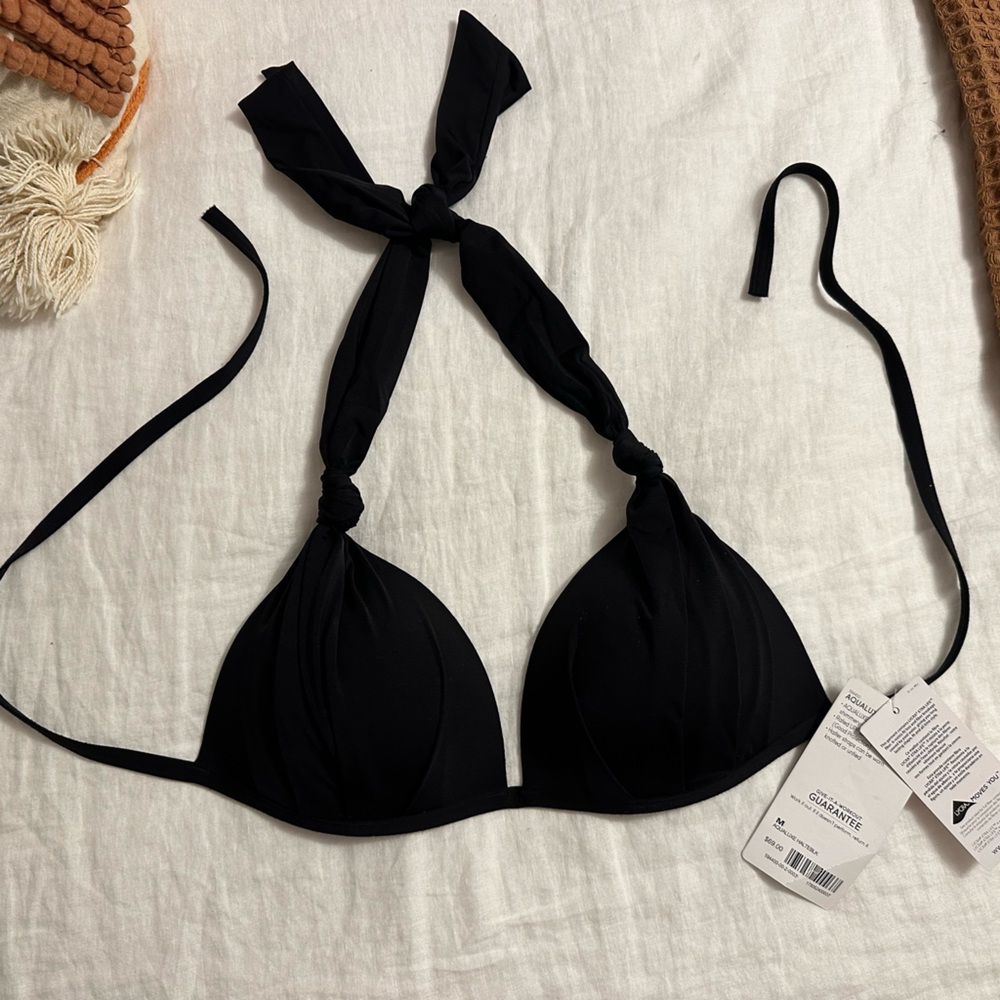 Athleta Aqualuxe Halter Halter Bikini Top NWT - Picture 2 of 6